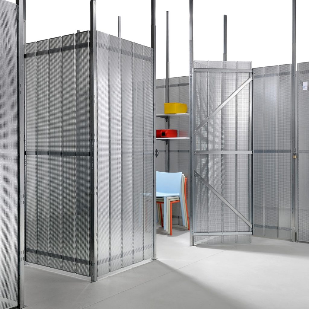 Cellar partition perforated plate